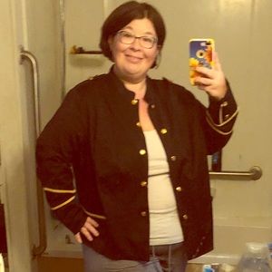 Military style blazer